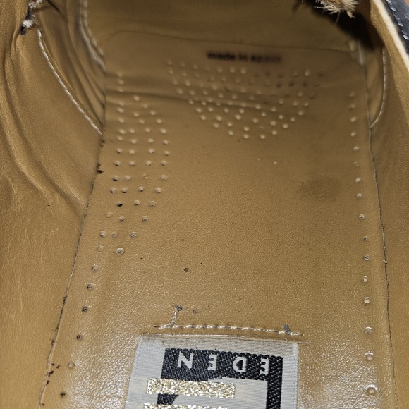 David Eden Alligator Dress Shoes Black Size 10 Oxfords Genuine Leather Exotic - Picture 13 of 16